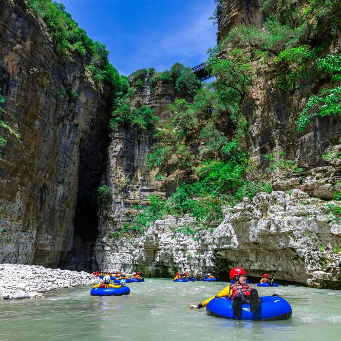 River Tubing in Osumi Canyon