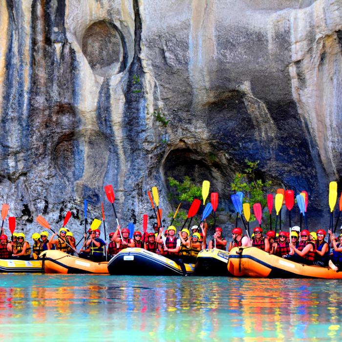 Rafting in Vjosa river, Albania,Permet ,Gjirokaster
