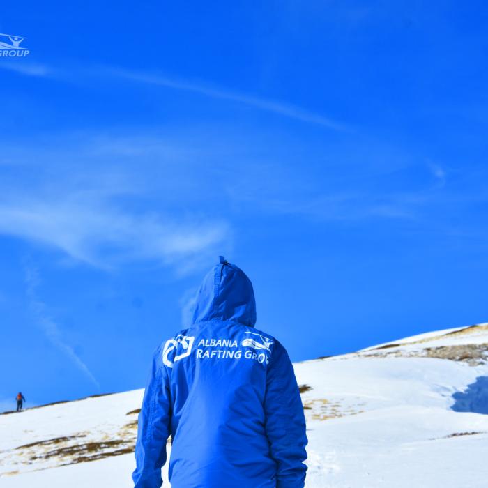 Snowshoeing In the holy Mountain of Tomorr