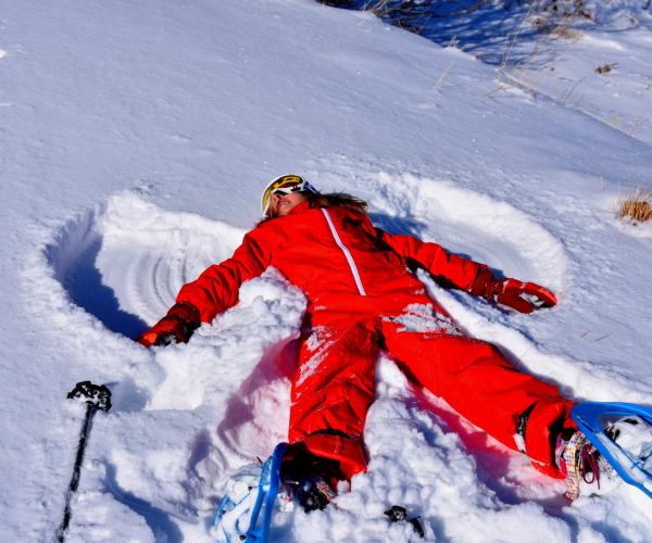 Snowshoeing In the holy Mountain of Tomorr