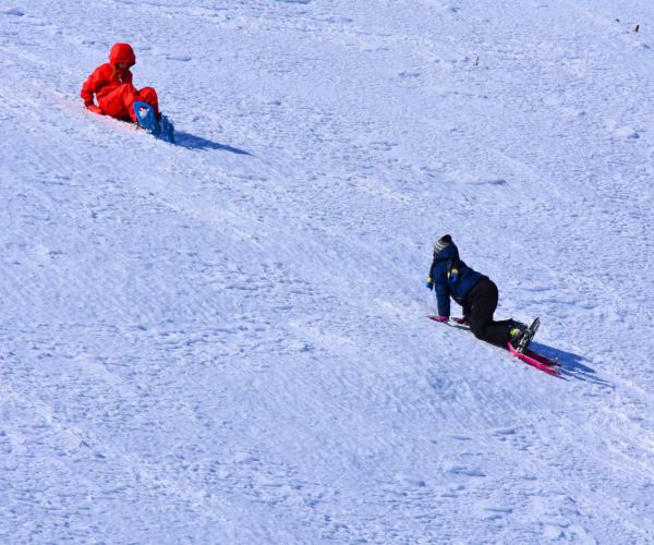 Snowshoeing In the holy Mountain of Tomorr