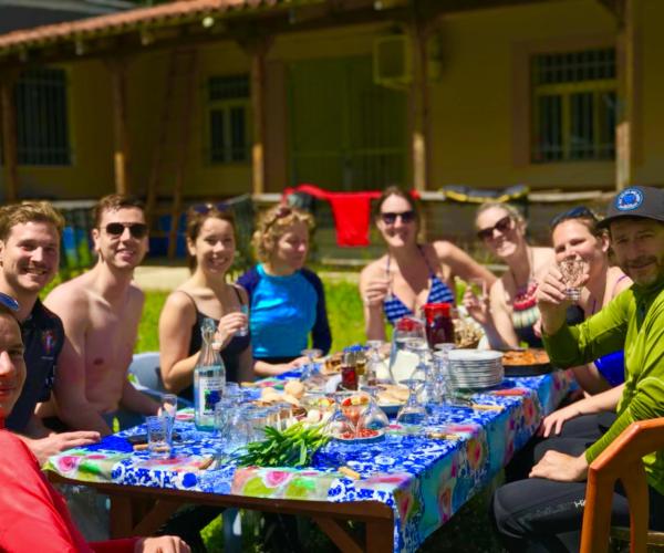 Local Lunch in a local house