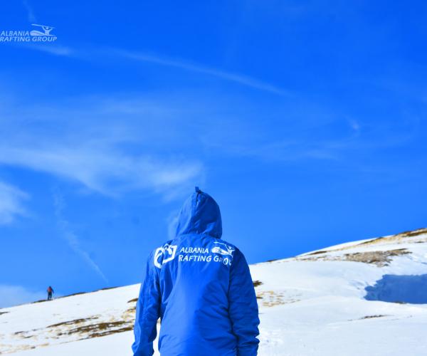 Snowshoeing In the holy Mountain of Tomorr