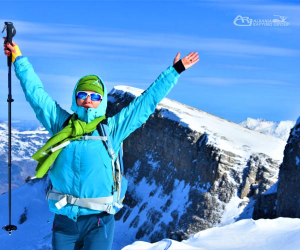 Snowshoeing In the holy Mountain of Tomorr ,Berat