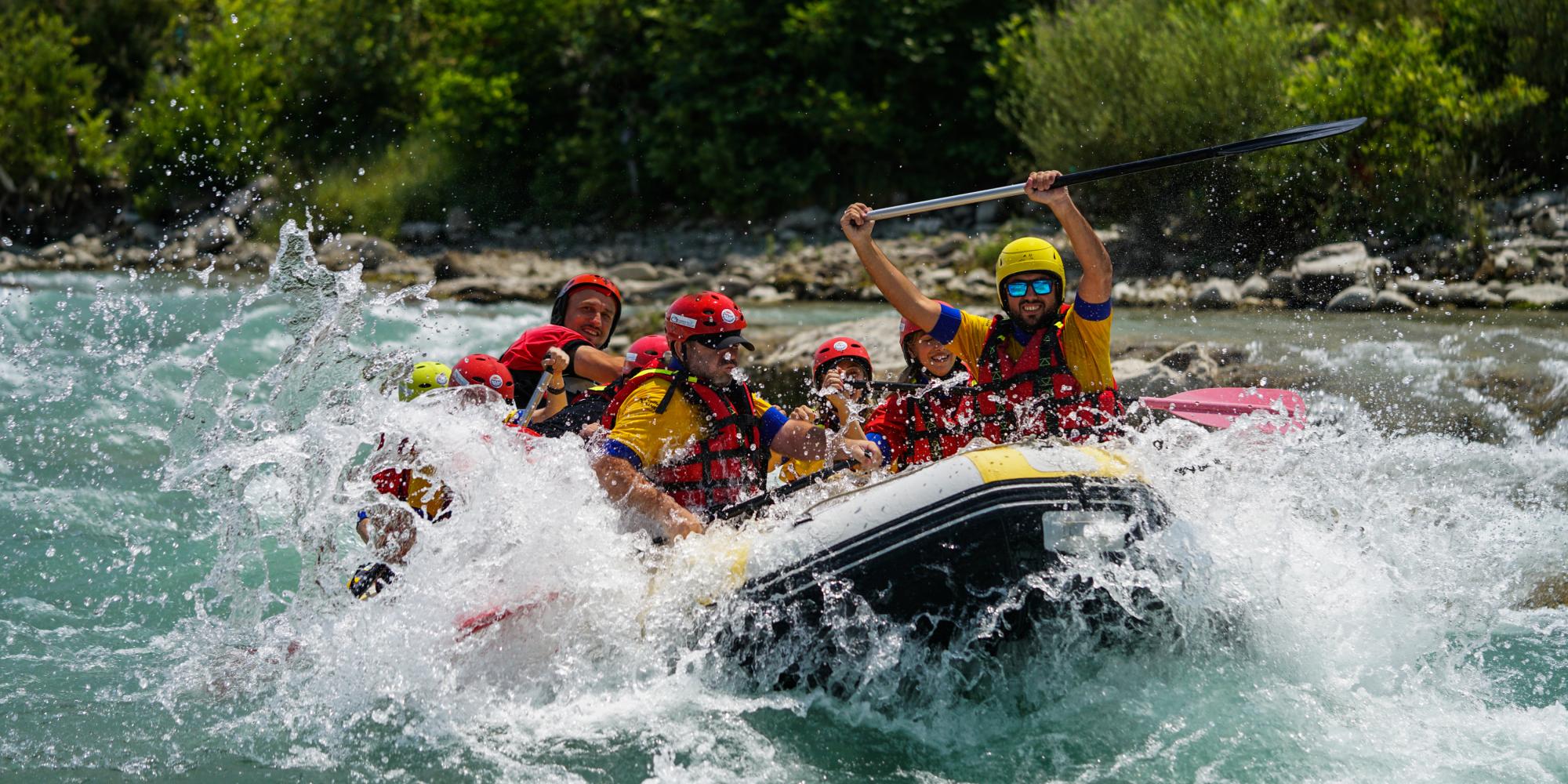 Rafting in Vjosa river 